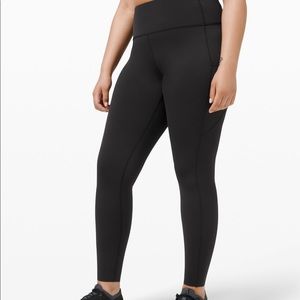 NWT Lululemon Fast and Free 28” Brushed Leggings